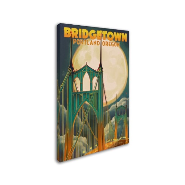 Lantern Press 'Bridge 3' Canvas Art,16x24